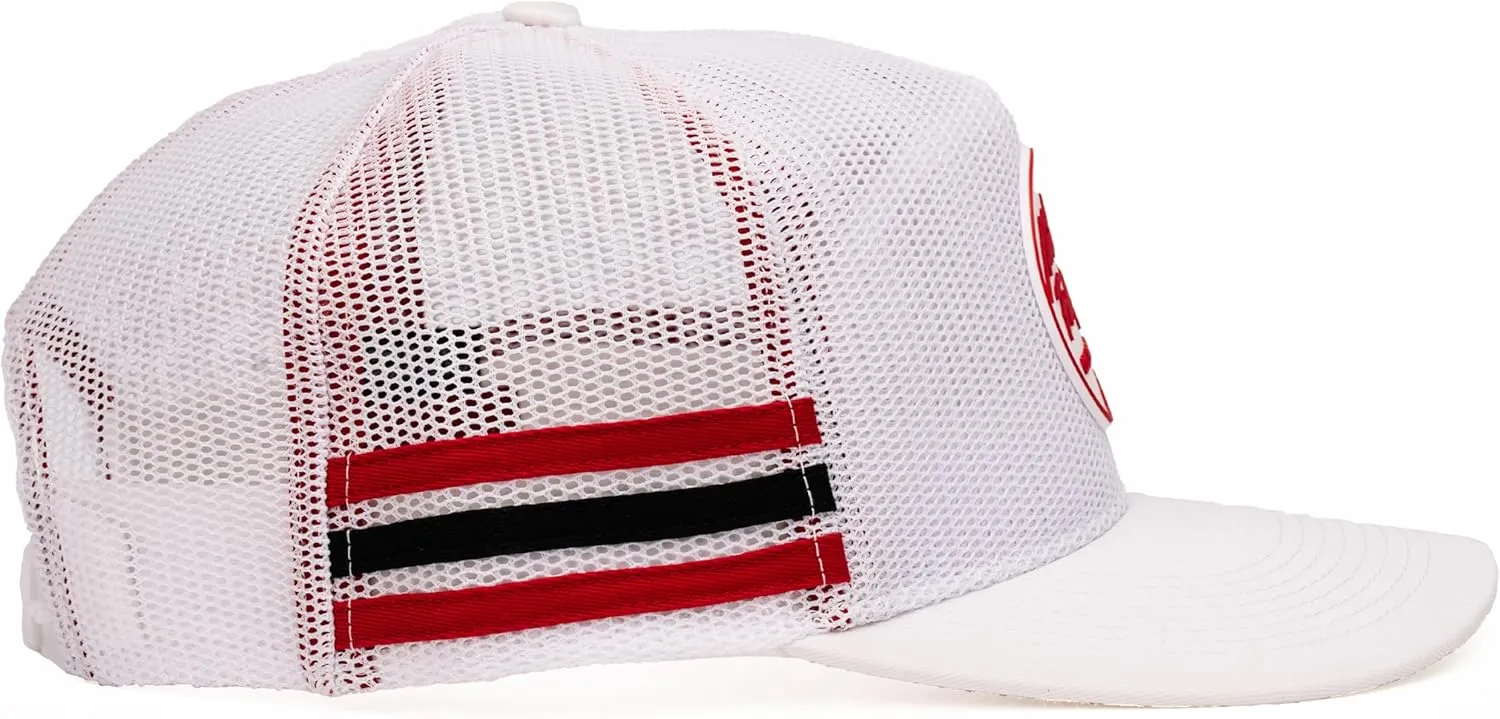 Nuthin Fancy CO Lightweight, Breathable Mesh Snapback Hat with Classic Logo, Stylish Everyday Cap for Men & Women