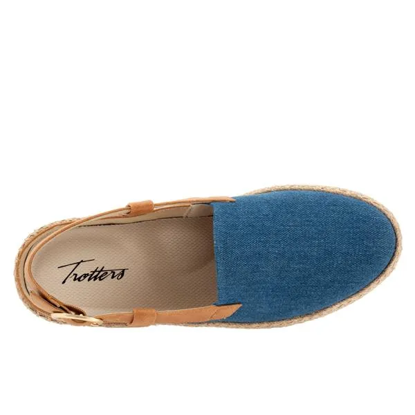 Paisley Blue Espadrille Shoes