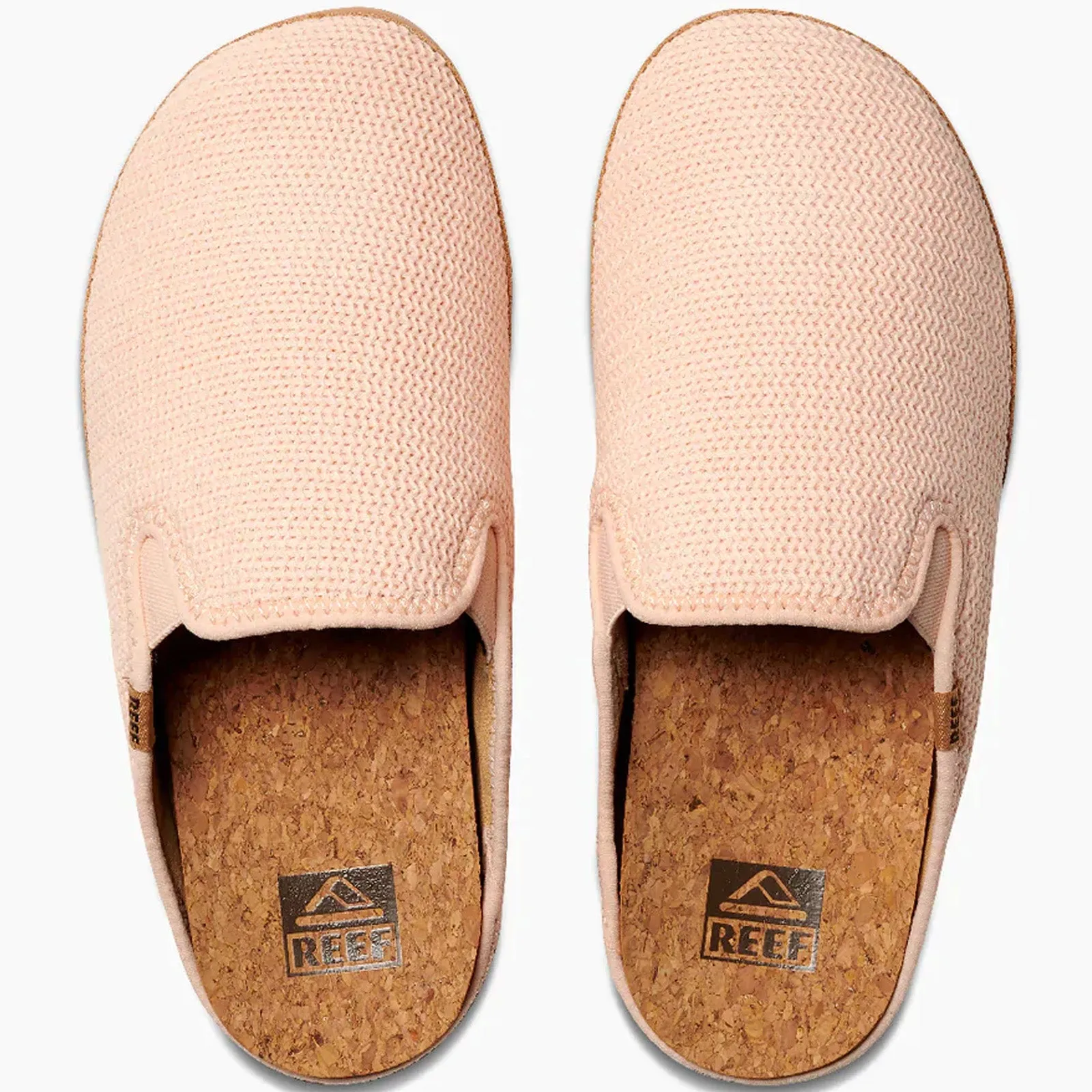 Reef Womens Cushion Homey Lightweight Sliders - Blush
