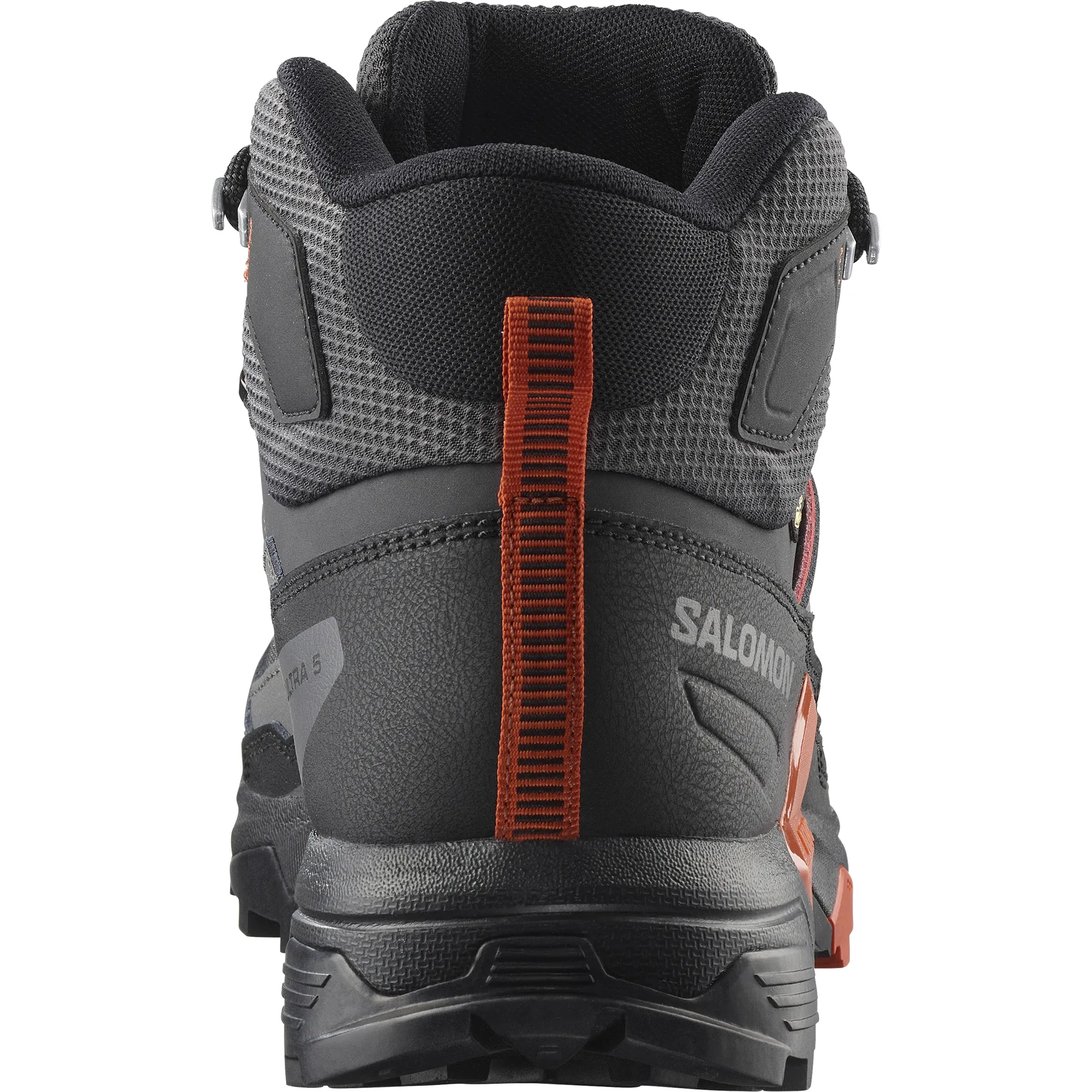 Salomon Men's X Ultra 5 Gore-Tex Mid Trail Boots (Asphalt/Castlerock/Burnt Ochre)