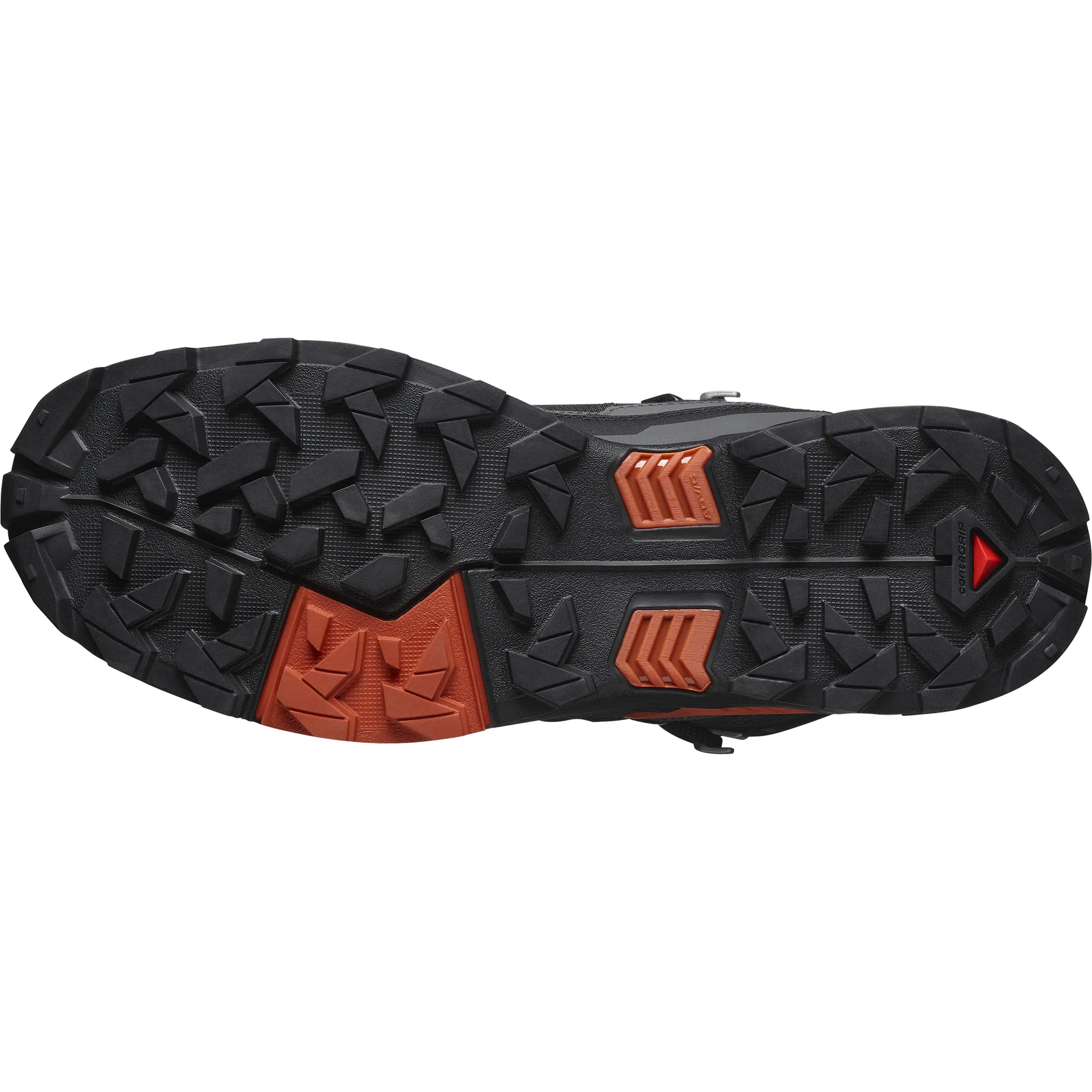 Salomon Men's X Ultra 5 Gore-Tex Mid Trail Boots (Asphalt/Castlerock/Burnt Ochre)