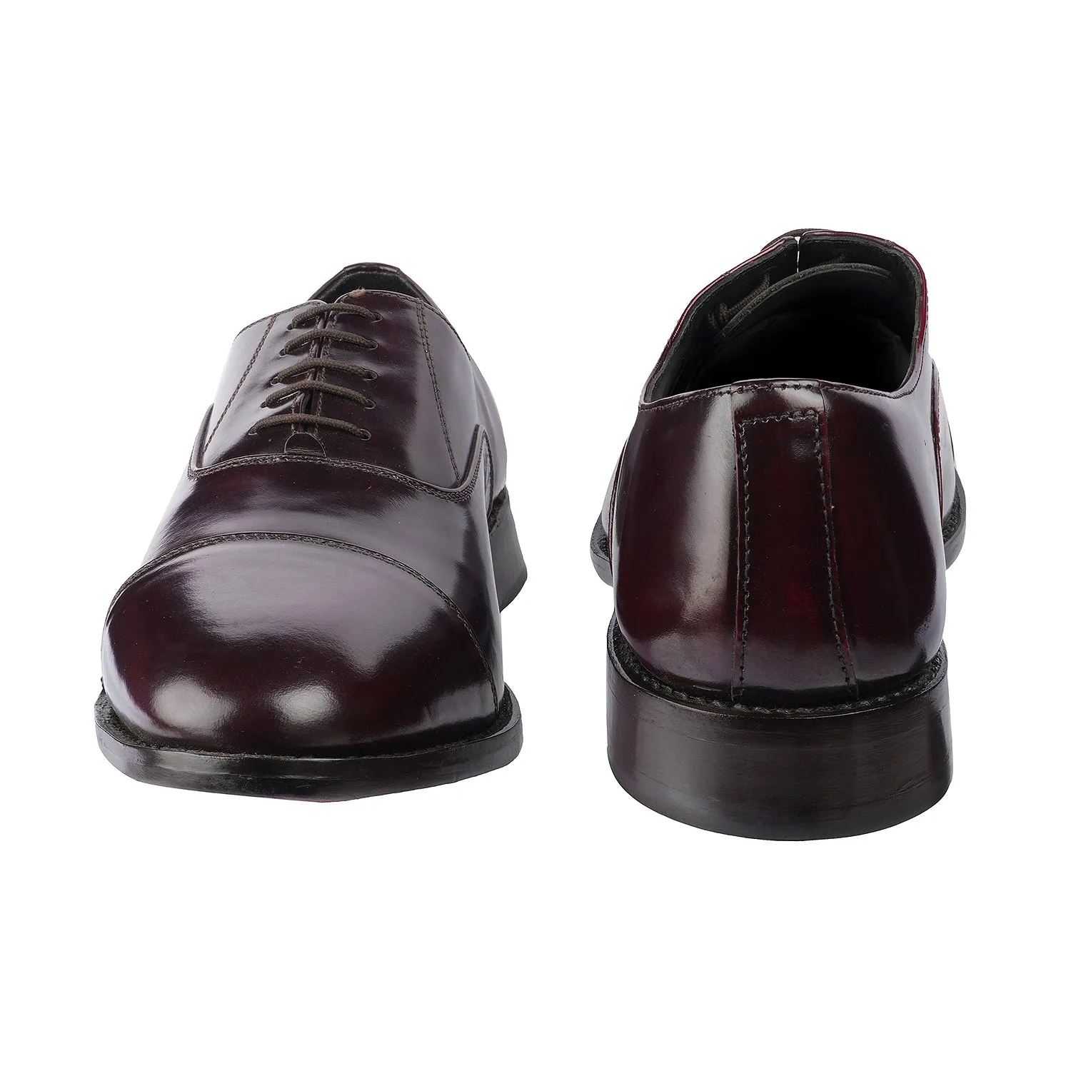 Samuel Windsor - Bolton 65 <br> Big Size Regular Width Genuine Leather Brown Formal Lace-Up Shoes