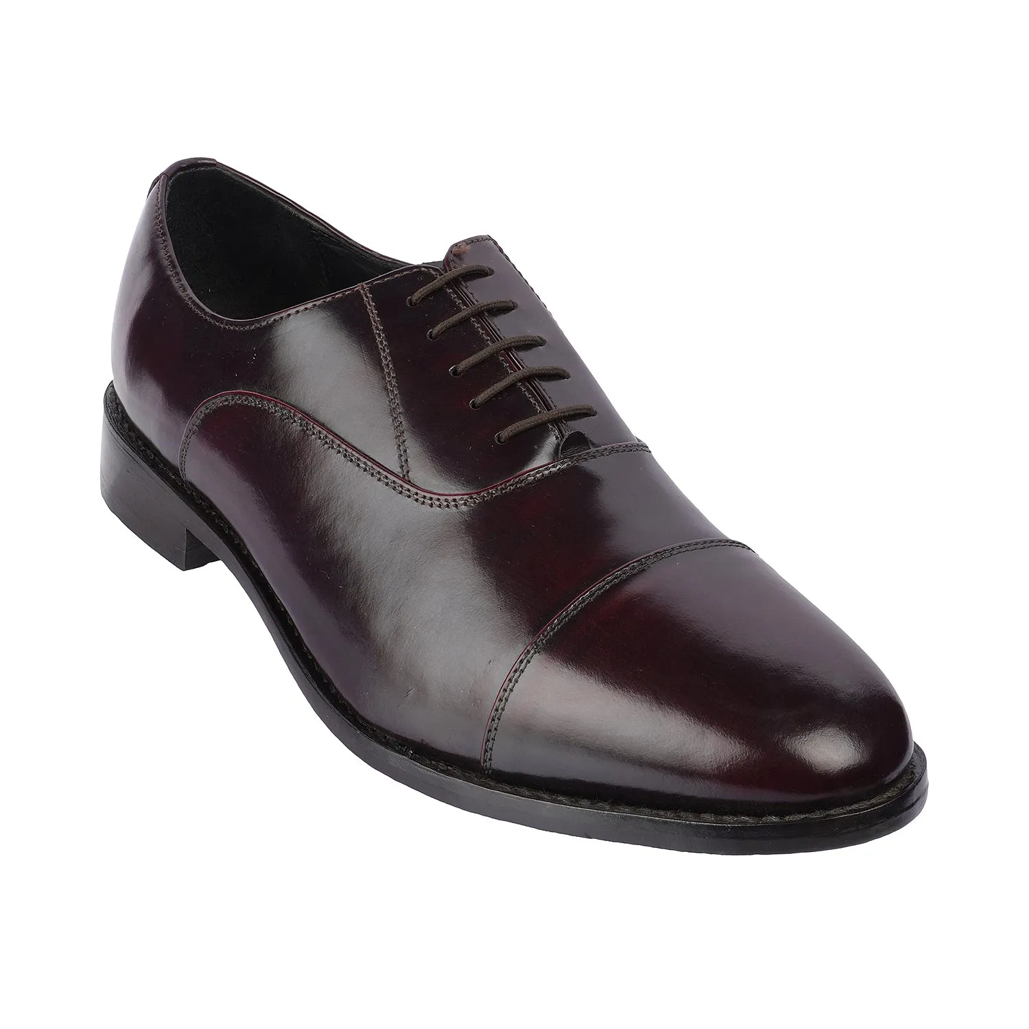 Samuel Windsor - Bolton 65 <br> Big Size Regular Width Genuine Leather Brown Formal Lace-Up Shoes