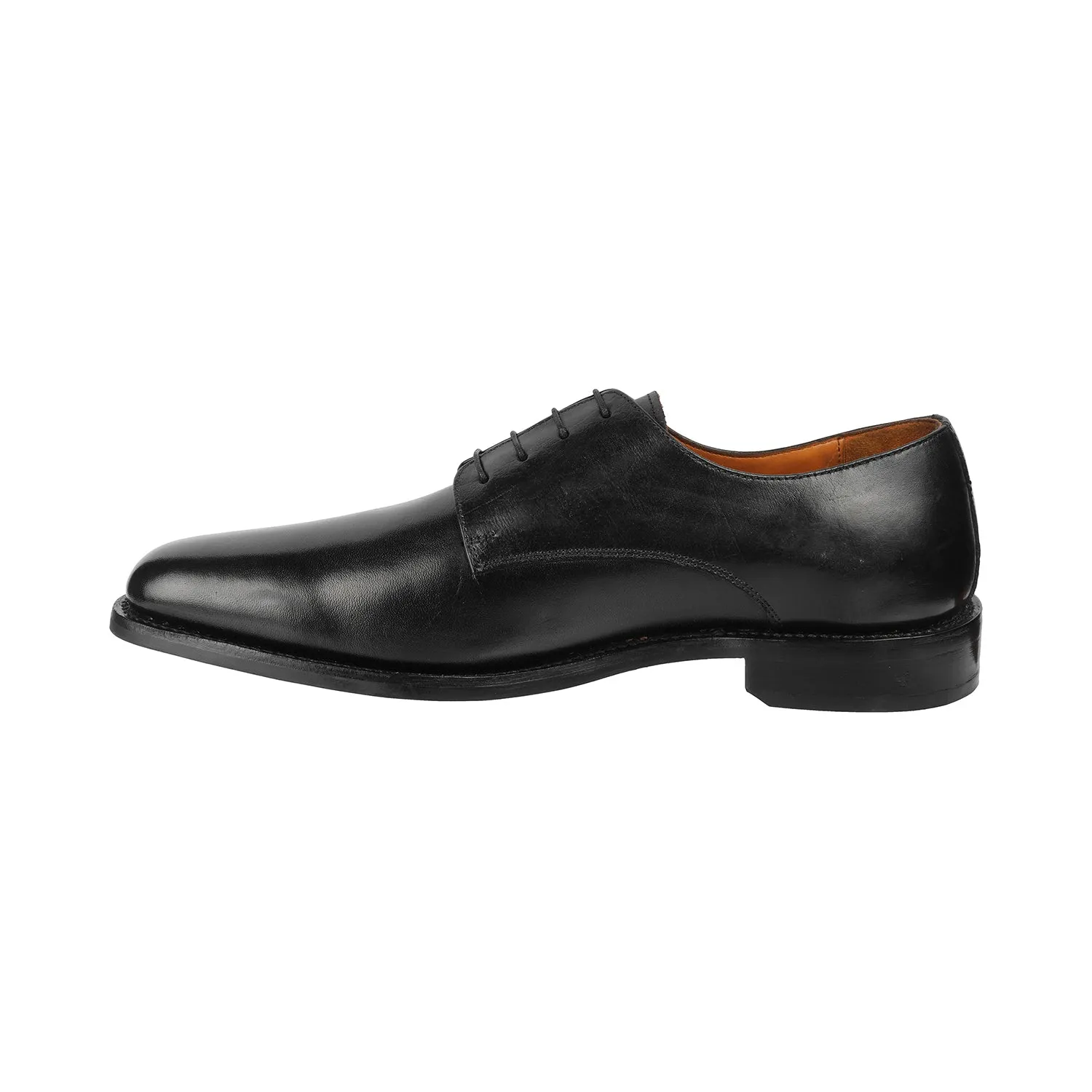 Samuel Windsor - Kingston 29 <br> Big Size Regular Width Genuine Leather Black Formal Lace-Up Shoes