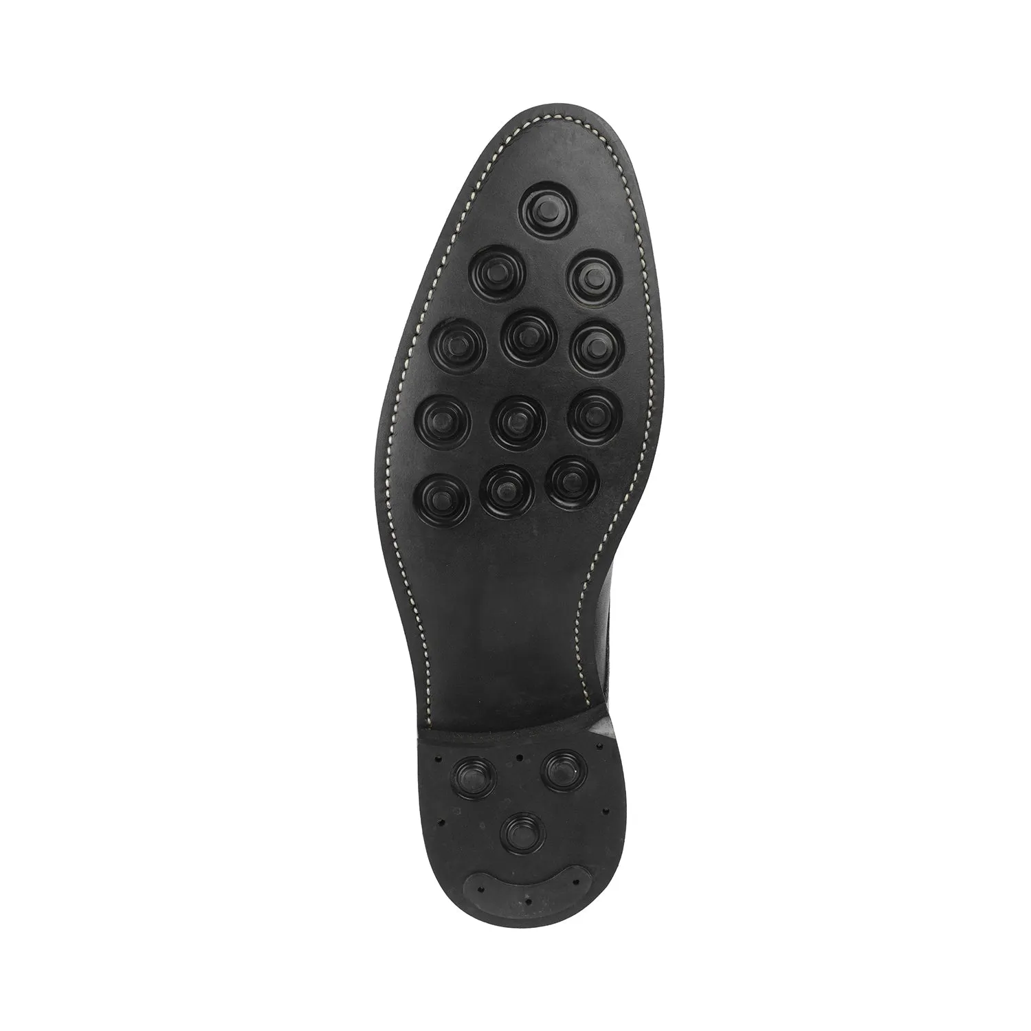 Samuel Windsor - Kingston 29 <br> Big Size Regular Width Genuine Leather Black Formal Lace-Up Shoes