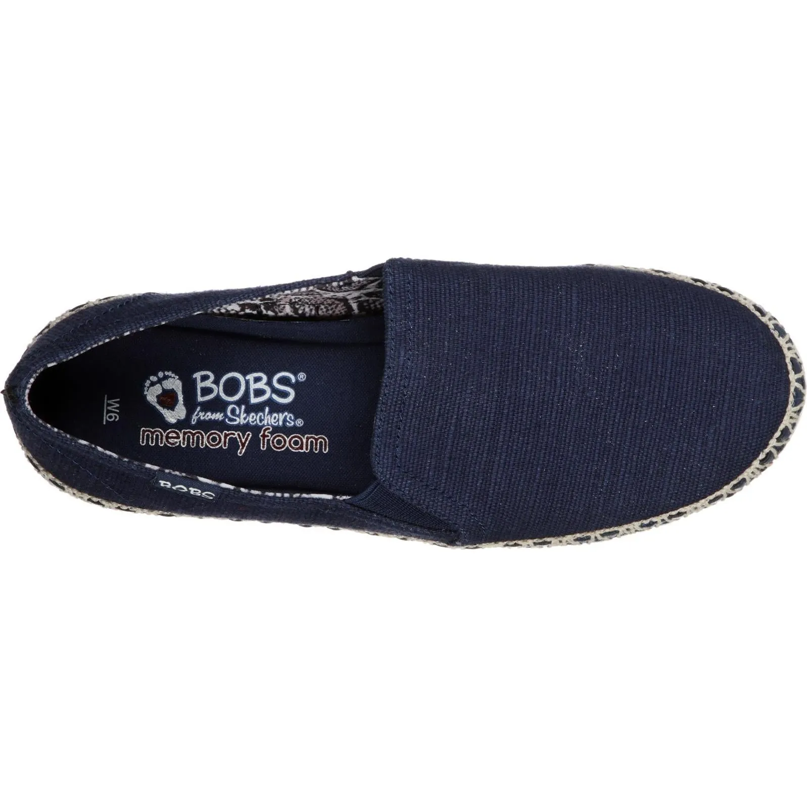 Skechers Bobs Flexpadrille 3.0 Dark Horse Canvas Shoe