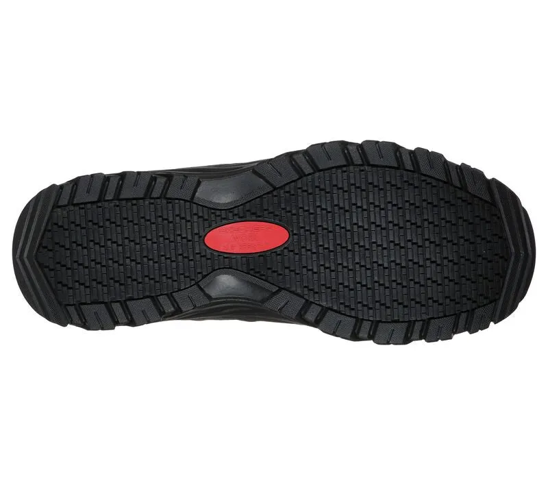 SKECHERS MEN'S WORK RELAXED FIT FANNTER SR (SLIP RESISTANT) 200000 BBK