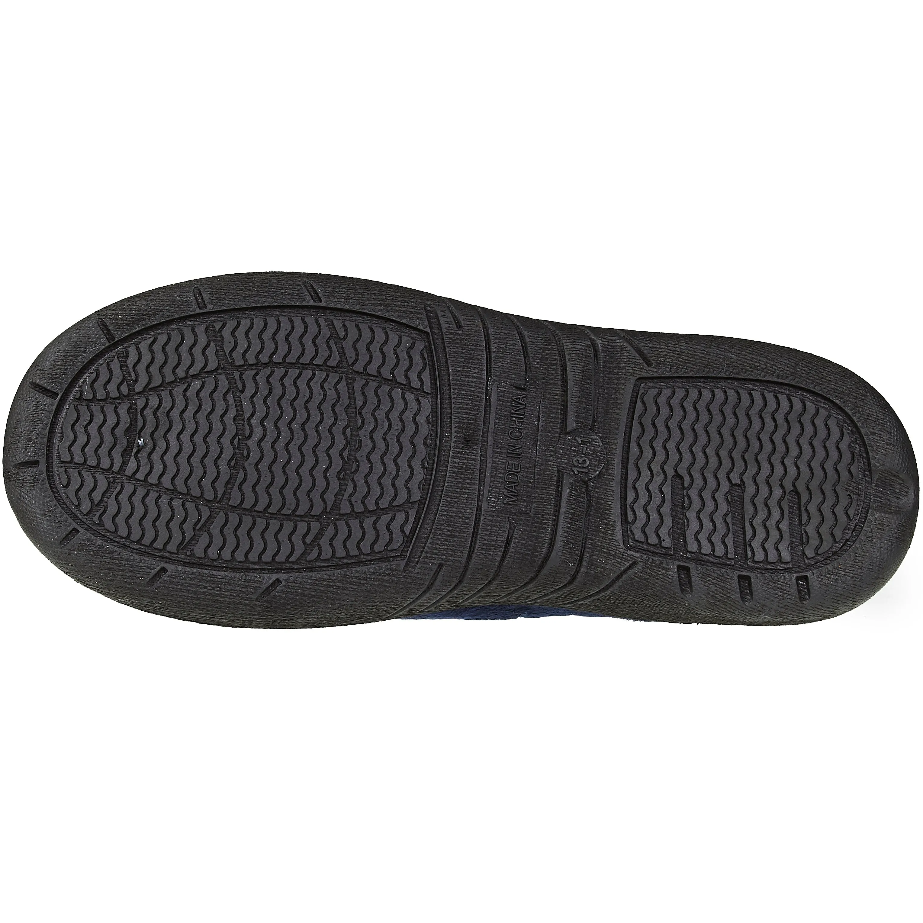 Skysole Kids Boys Fleece Clog Slippers with Rugged Outsoles