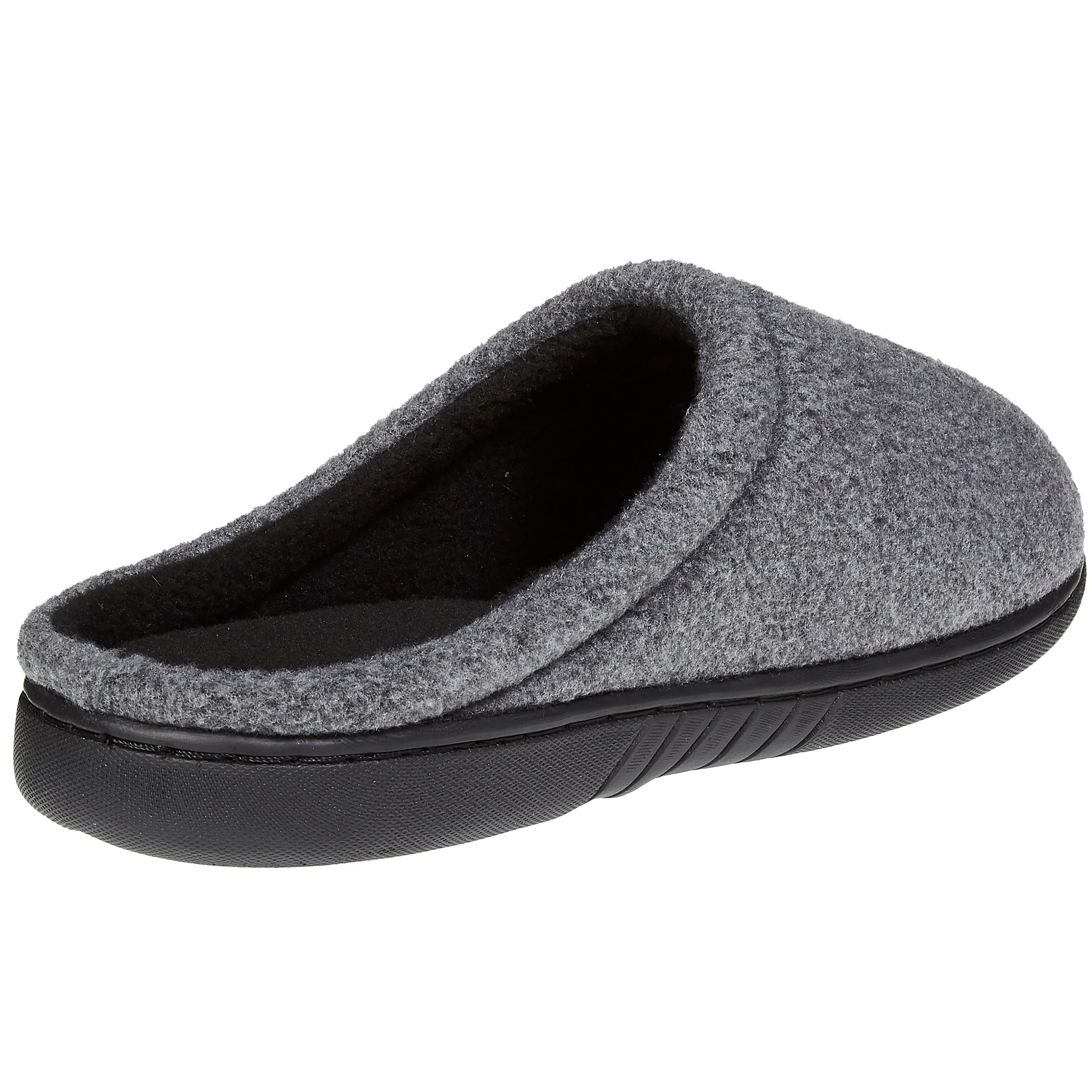 Skysole Kids Boys Fleece Clog Slippers with Rugged Outsoles