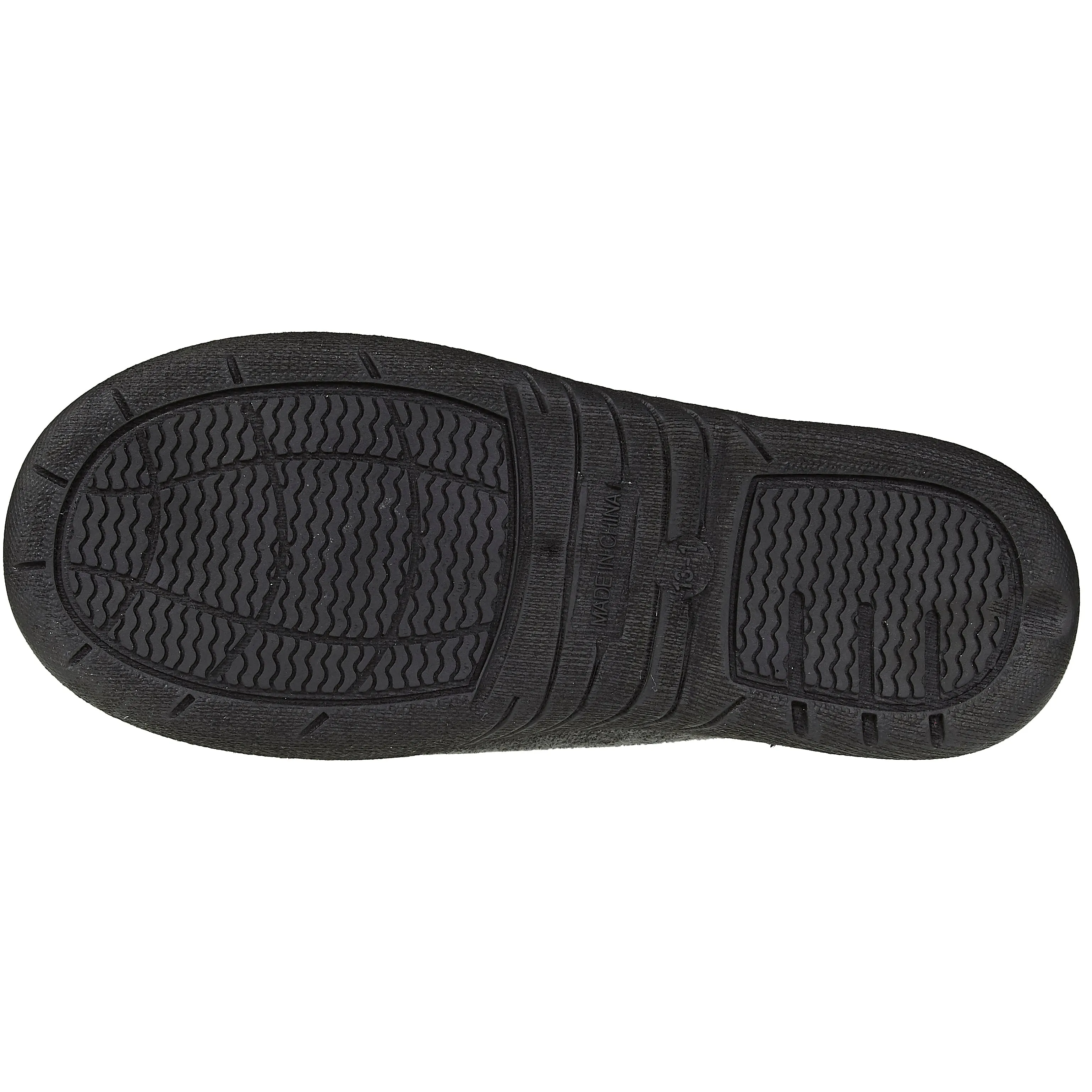 Skysole Kids Boys Fleece Clog Slippers with Rugged Outsoles