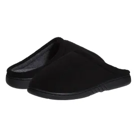 Skysole Kids Boys Fleece Clog Slippers with Rugged Outsoles