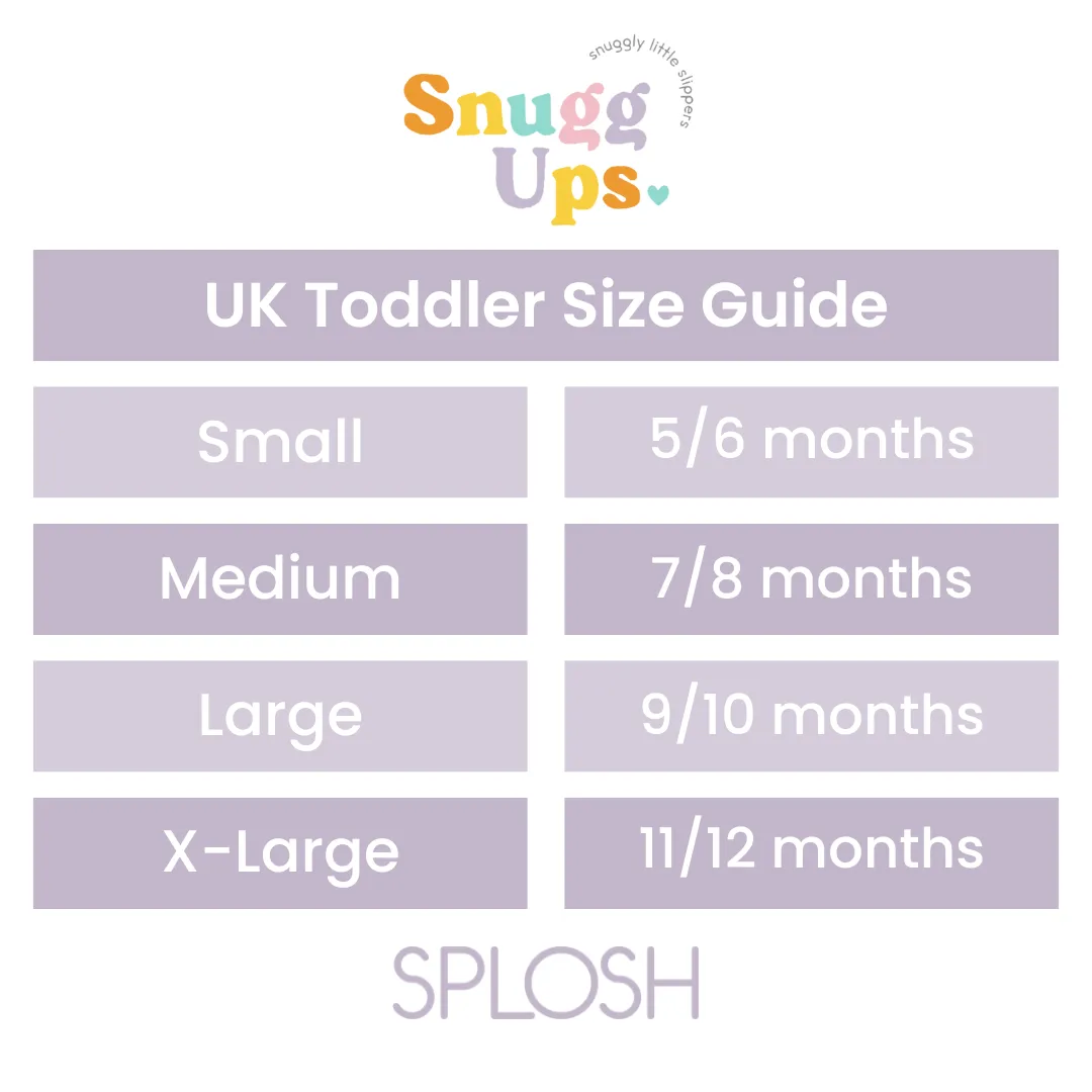 Splosh Toddlers Purple Elephant Slippers