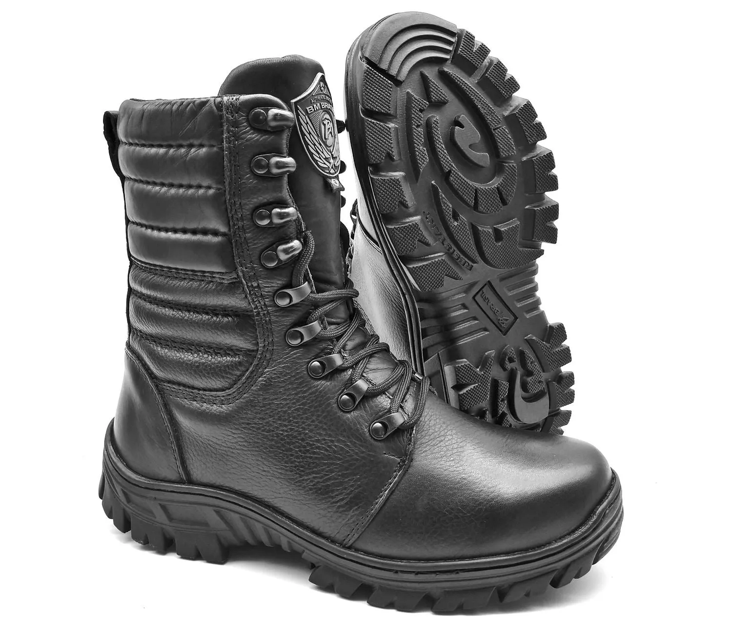 Tactical Boots Black Military Leather Combat Hunting Lace Up