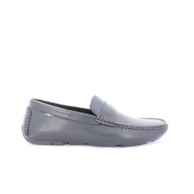 THIAGO MENS LOAFERS-BLACK