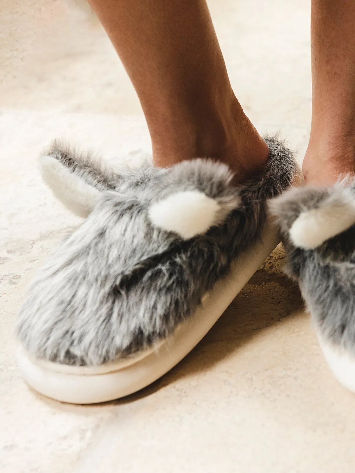 Wolf Slippers