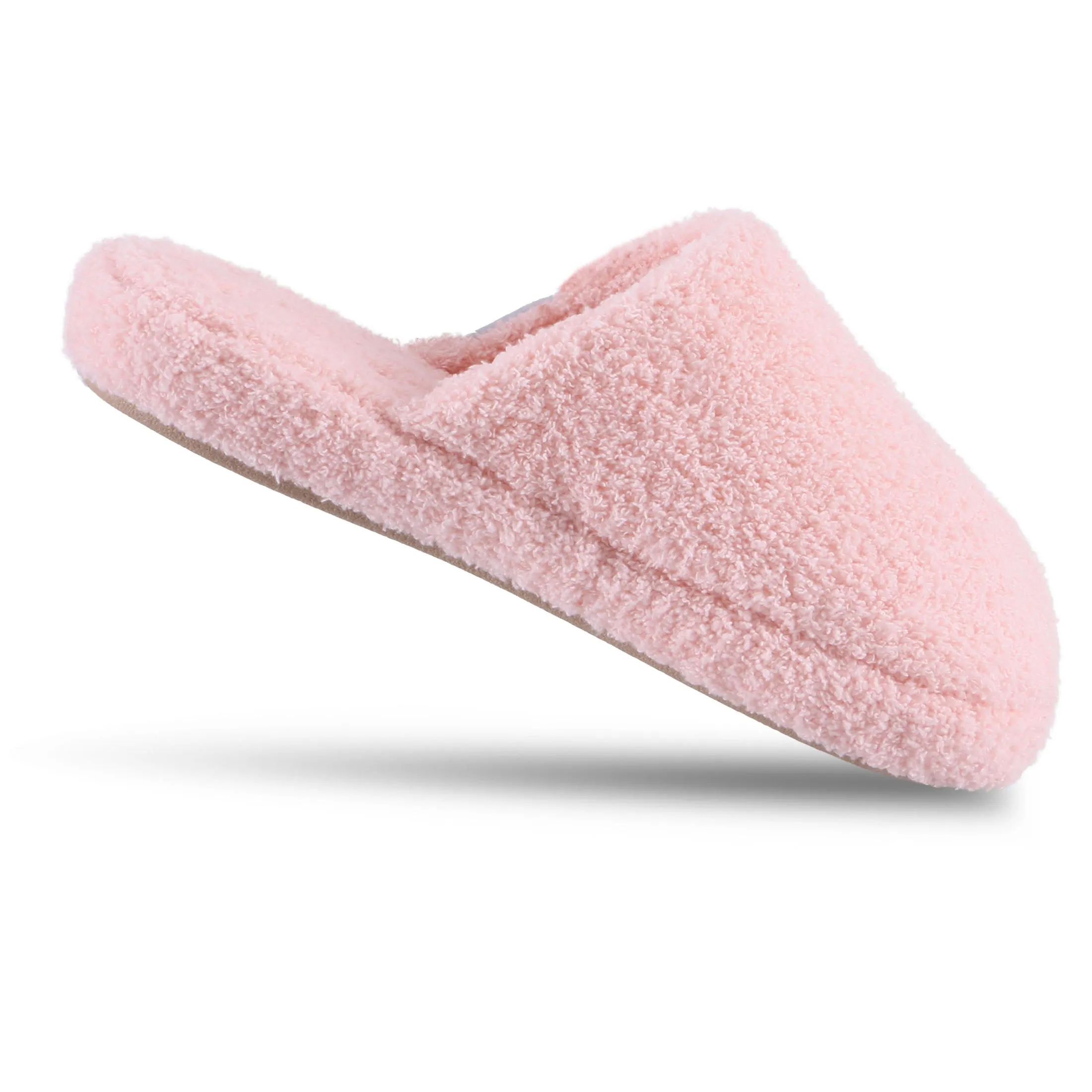 Women's Cozy Plush Joey Scuff Slippers with Memory Foam