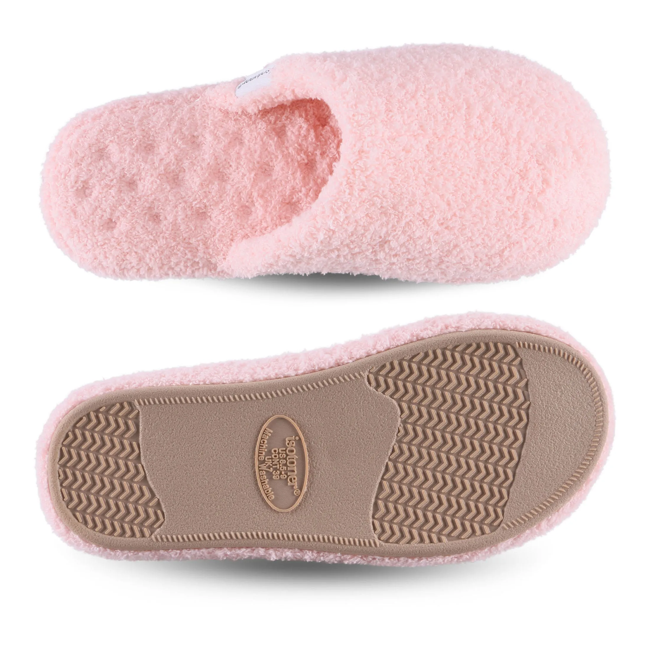 Women's Cozy Plush Joey Scuff Slippers with Memory Foam