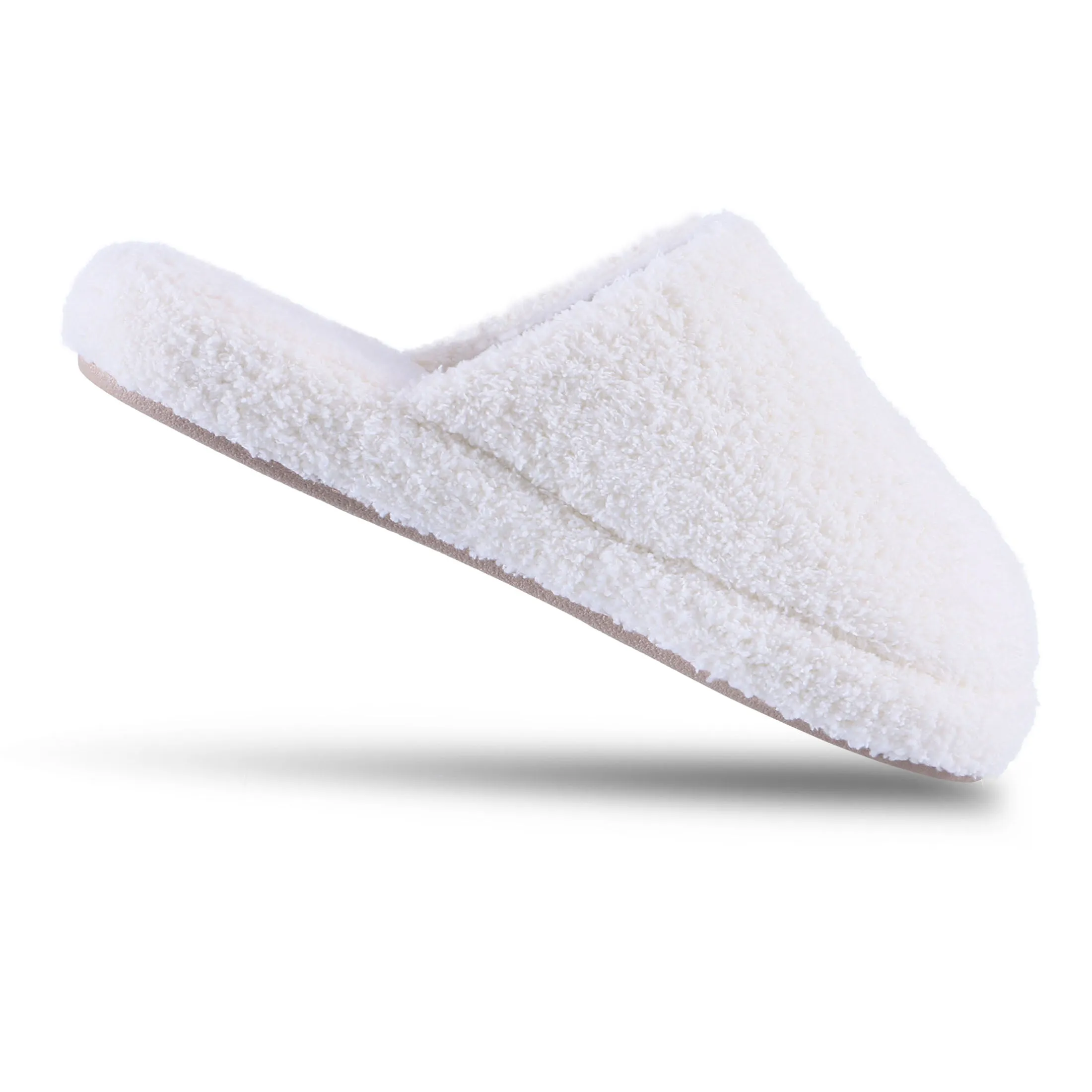 Women's Cozy Plush Joey Scuff Slippers with Memory Foam