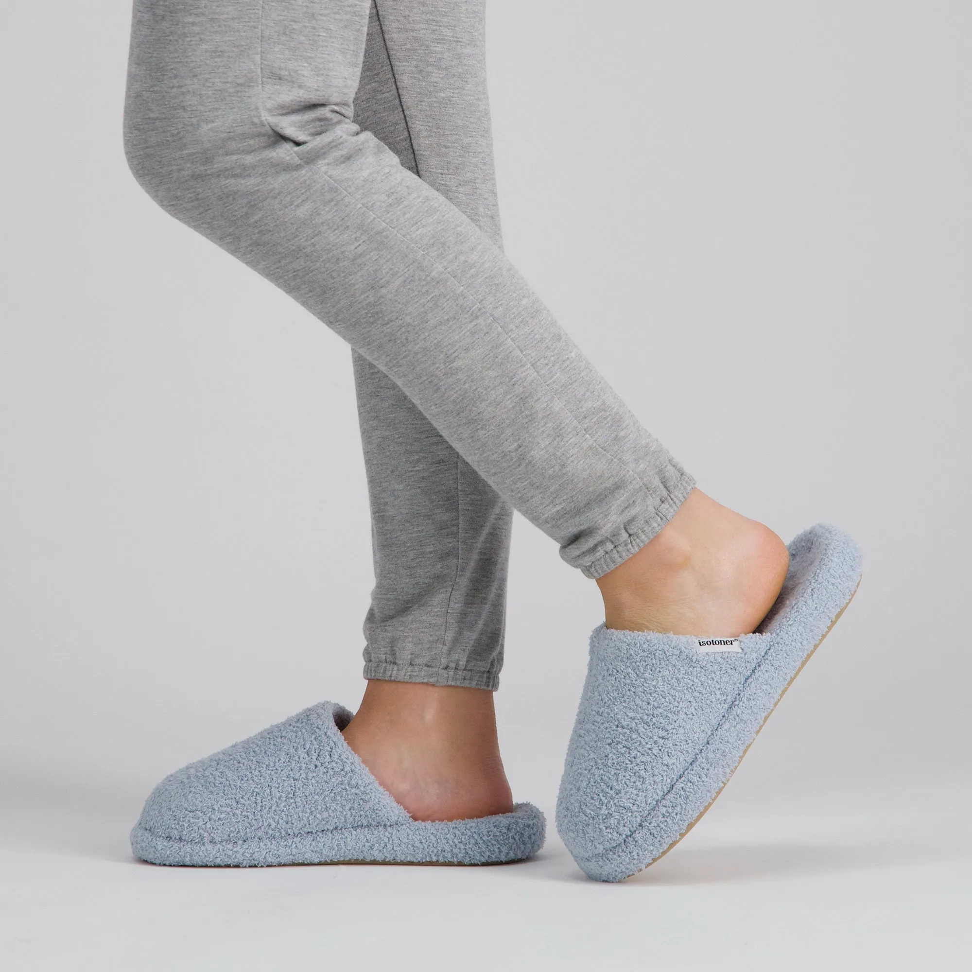 Women's Cozy Plush Joey Scuff Slippers with Memory Foam