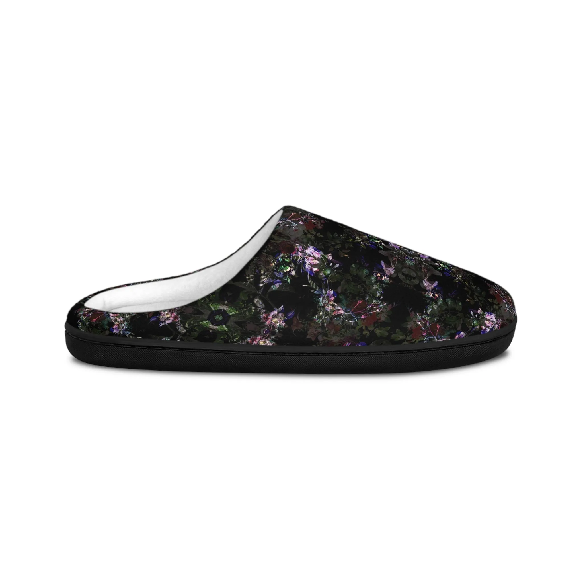 Women's Indoor Slippers - Orchid Dark Botanicals Collection (Kaleidoscope)