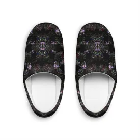 Women's Indoor Slippers - Orchid Dark Botanicals Collection (Kaleidoscope)